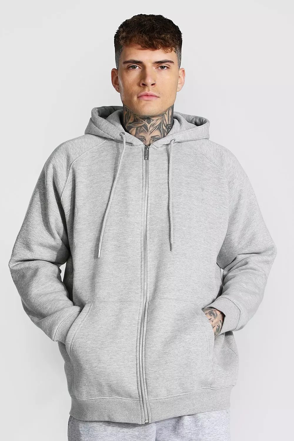 Zip hoodie outlet oversized